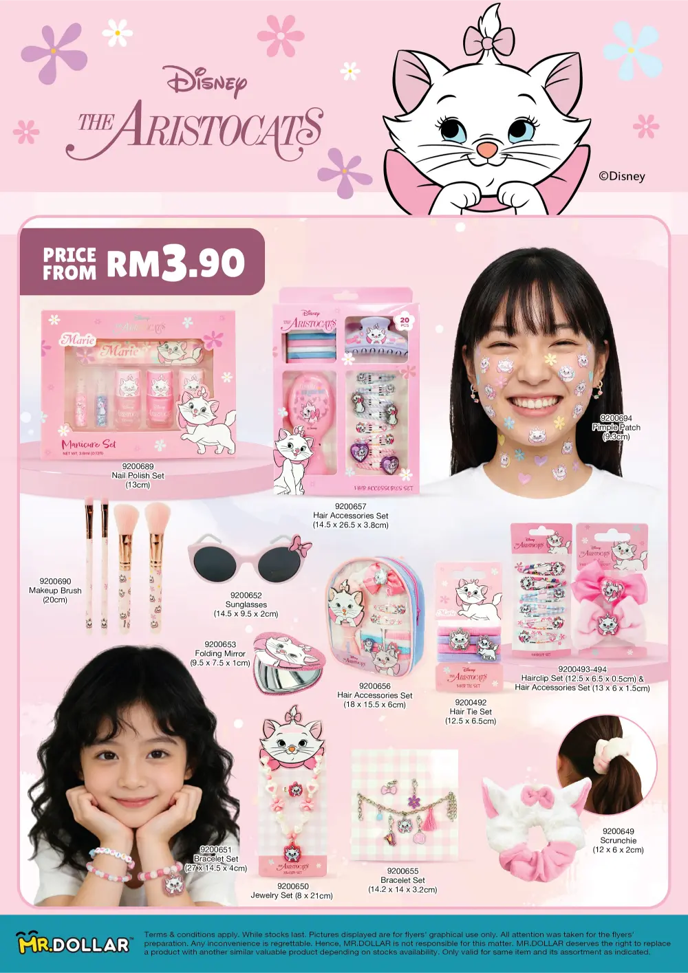 Disney Marie Accessories from RM3.90 | MR.DOLLAR Malaysia | While Stocks Last page 1