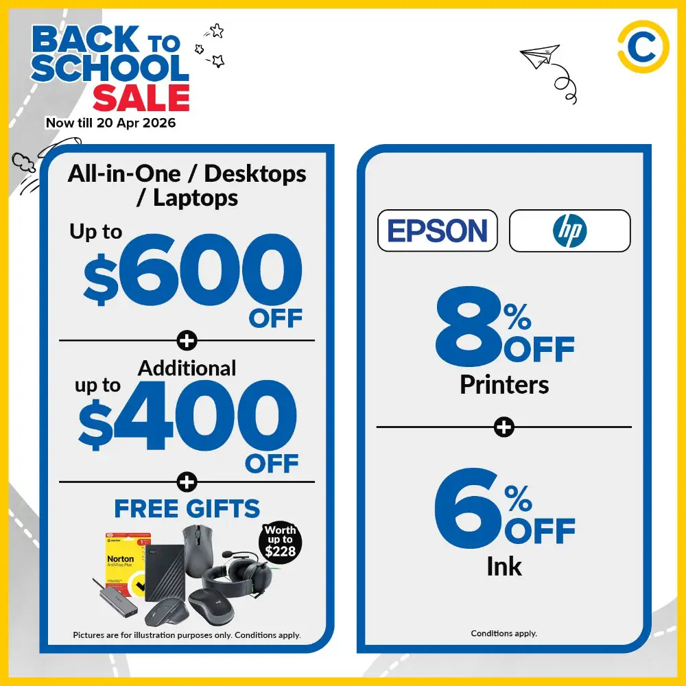 COURTS Singapore Back to School Sale | Ends 20 Apr page 2