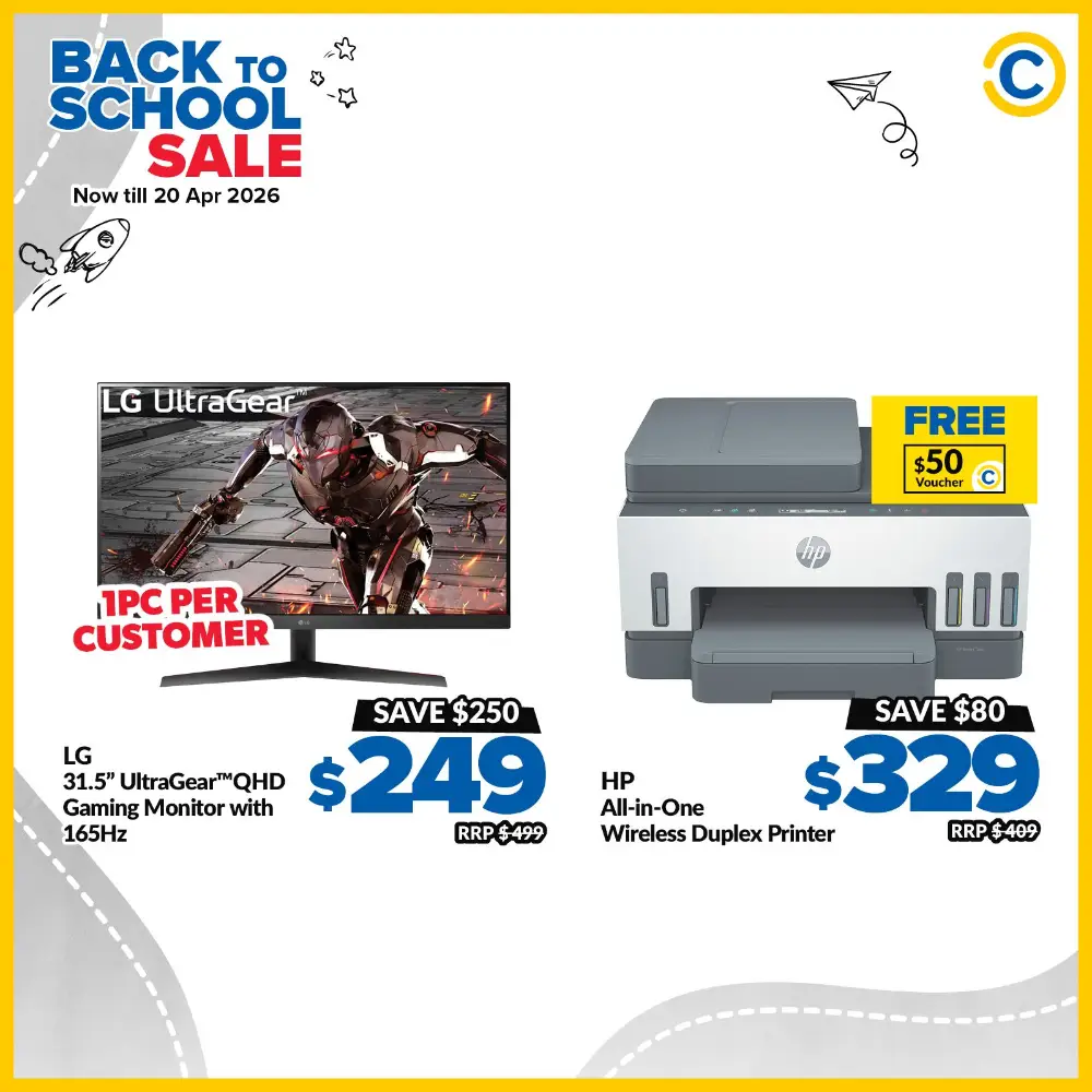 COURTS Singapore Back to School Sale | Ends 20 Apr page 5