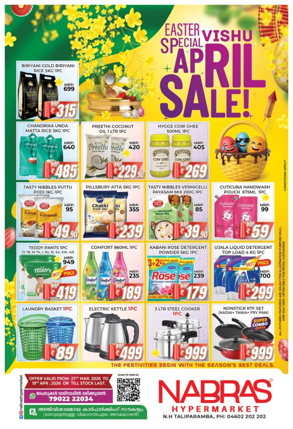 Nabras Taliparamba Vishu Easter Sale | Ends April 19 page 1