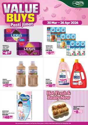 AEON MaxValu Malaysia Value Buys | Ends 26 Apr flyer cover