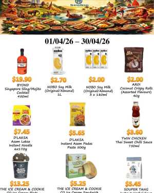 Sheng Siong Singapore Deals | Ends April 30 flyer cover