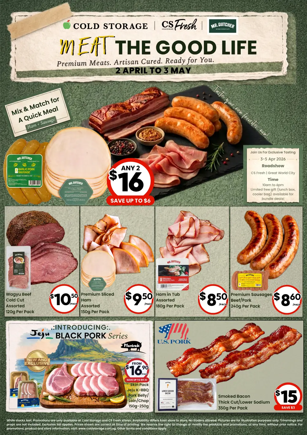 Cold Storage Singapore Premium Meats & Artisan Cured | Ends 3 May page 1