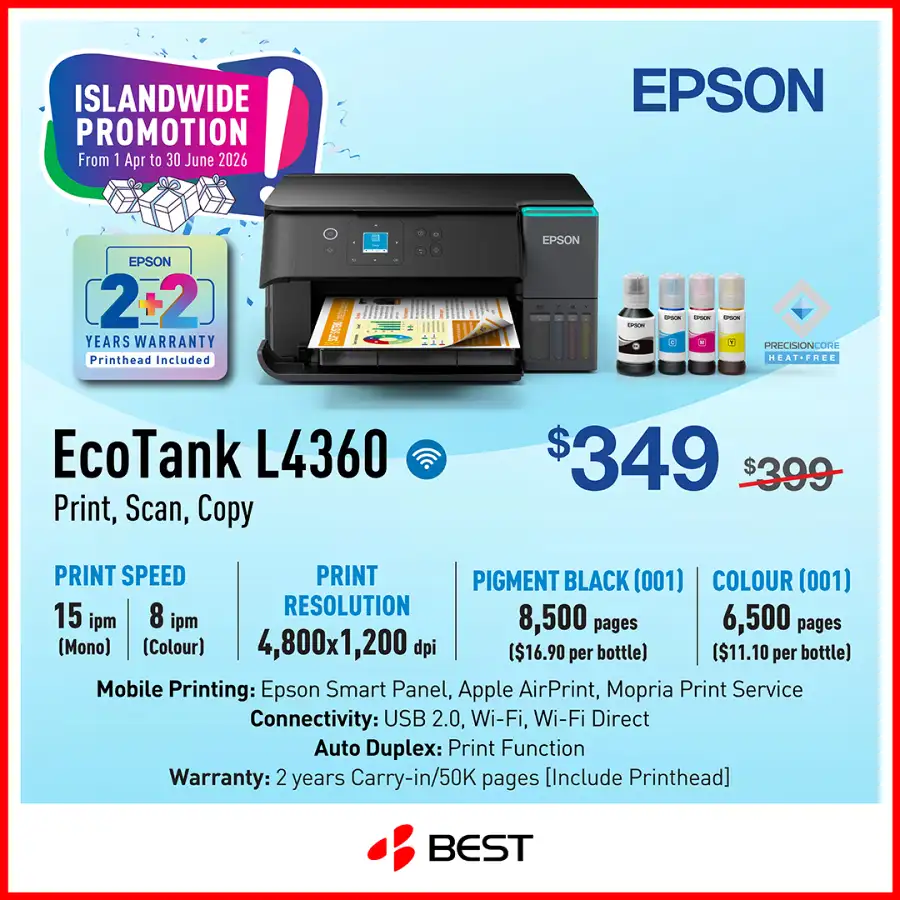 BEST Denki Singapore Epson Promo | Ends 30 June page 6