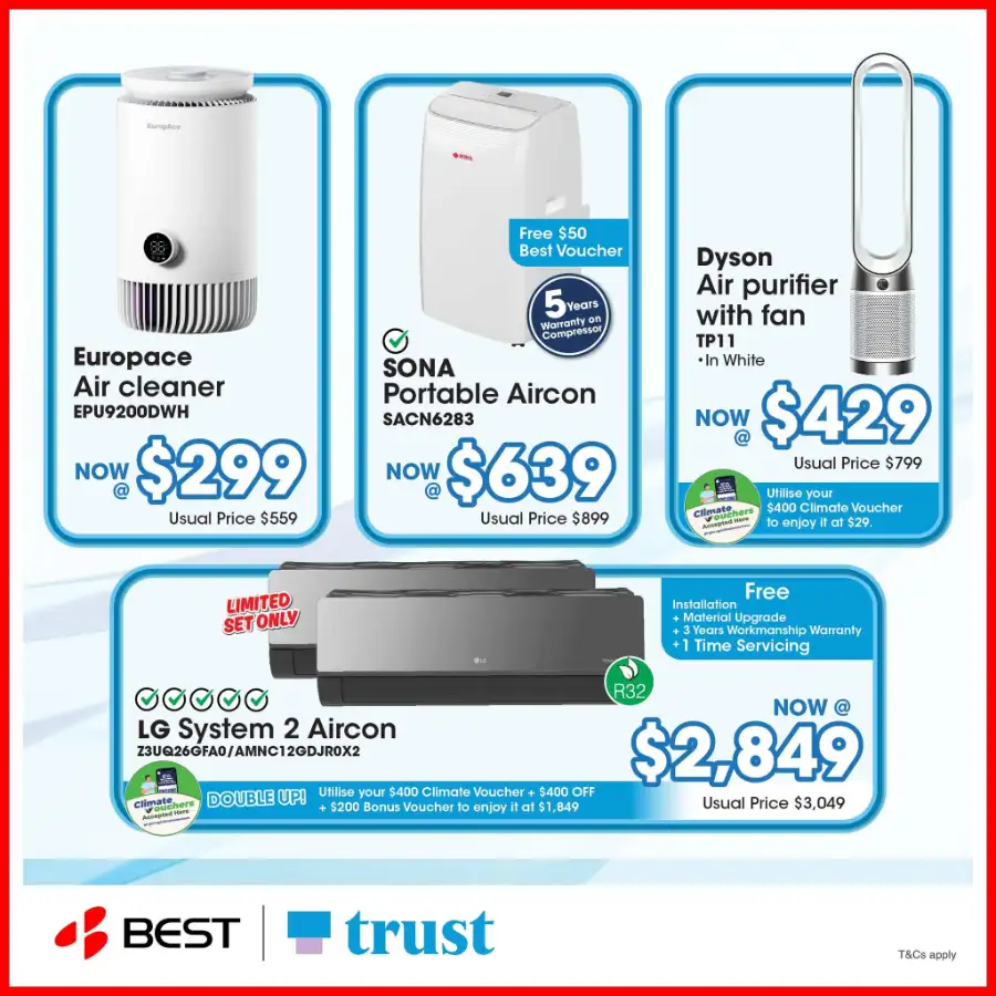 BEST Denki Singapore Trust Card Offer | Ends 30 Apr page 2