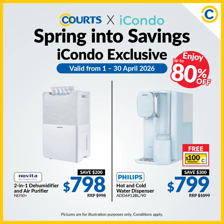 COURTS Singapore iCondo Promo | Ends 30 Apr page 4