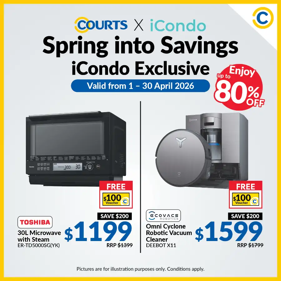 COURTS Singapore iCondo Promo | Ends 30 Apr page 5