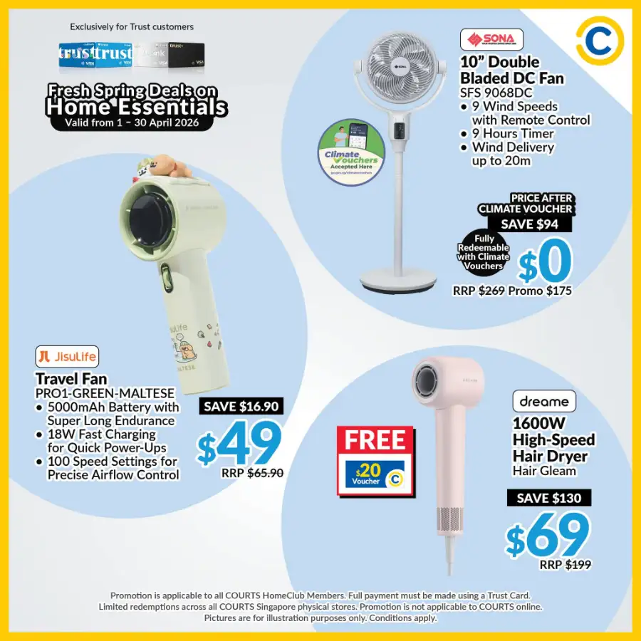 COURTS Singapore Home Essentials Sale | Ends 30 Apr page 2