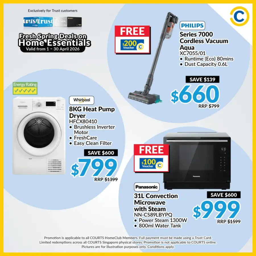 COURTS Singapore Home Essentials Sale | Ends 30 Apr page 3