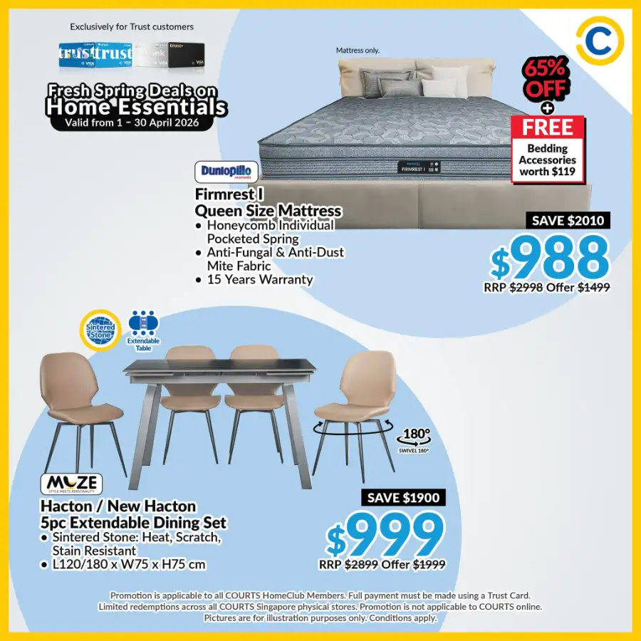 COURTS Singapore Home Essentials Sale | Ends 30 Apr page 4