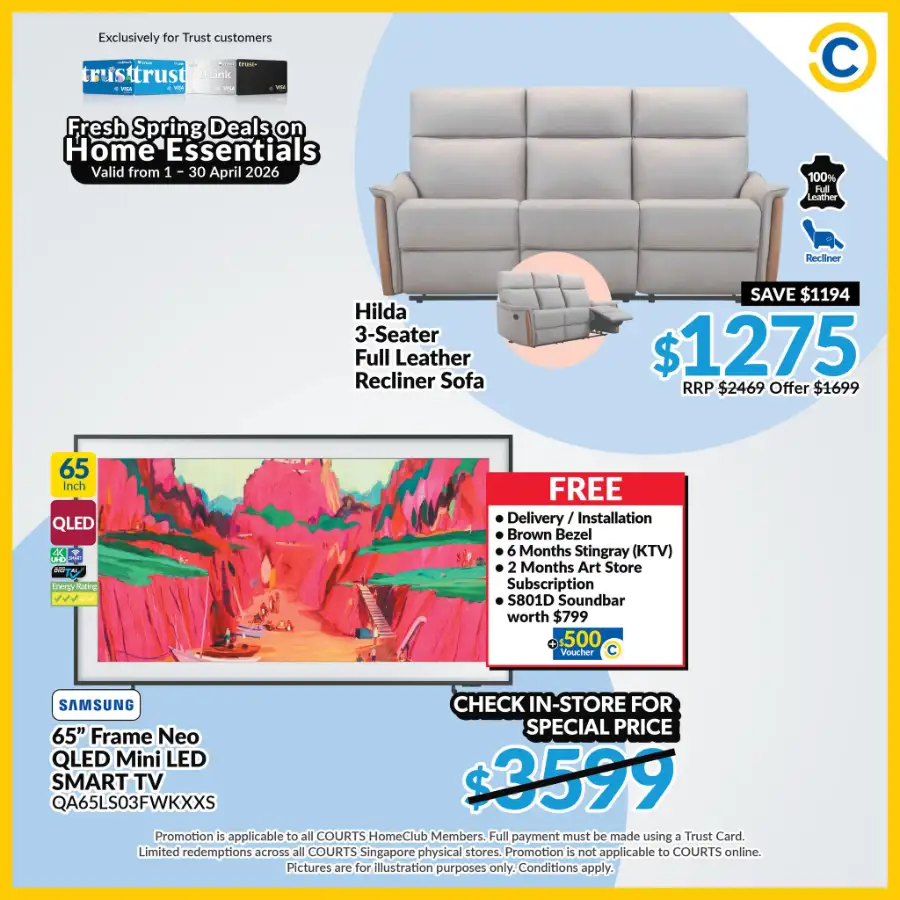 COURTS Singapore Home Essentials Sale | Ends 30 Apr page 5