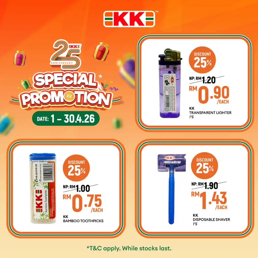 KK Super Mart Malaysia 25th Anniversary Sale | Ends 30 Apr page 2