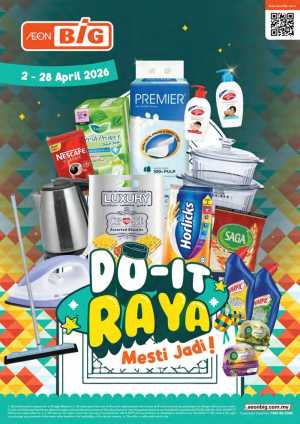 AEON BiG Malaysia Raya Deals | Ends 28 April flyer cover