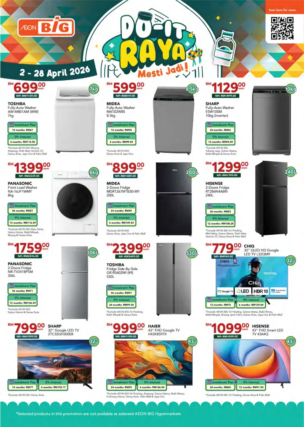 AEON BiG Malaysia Raya Deals | Ends 28 April page 38