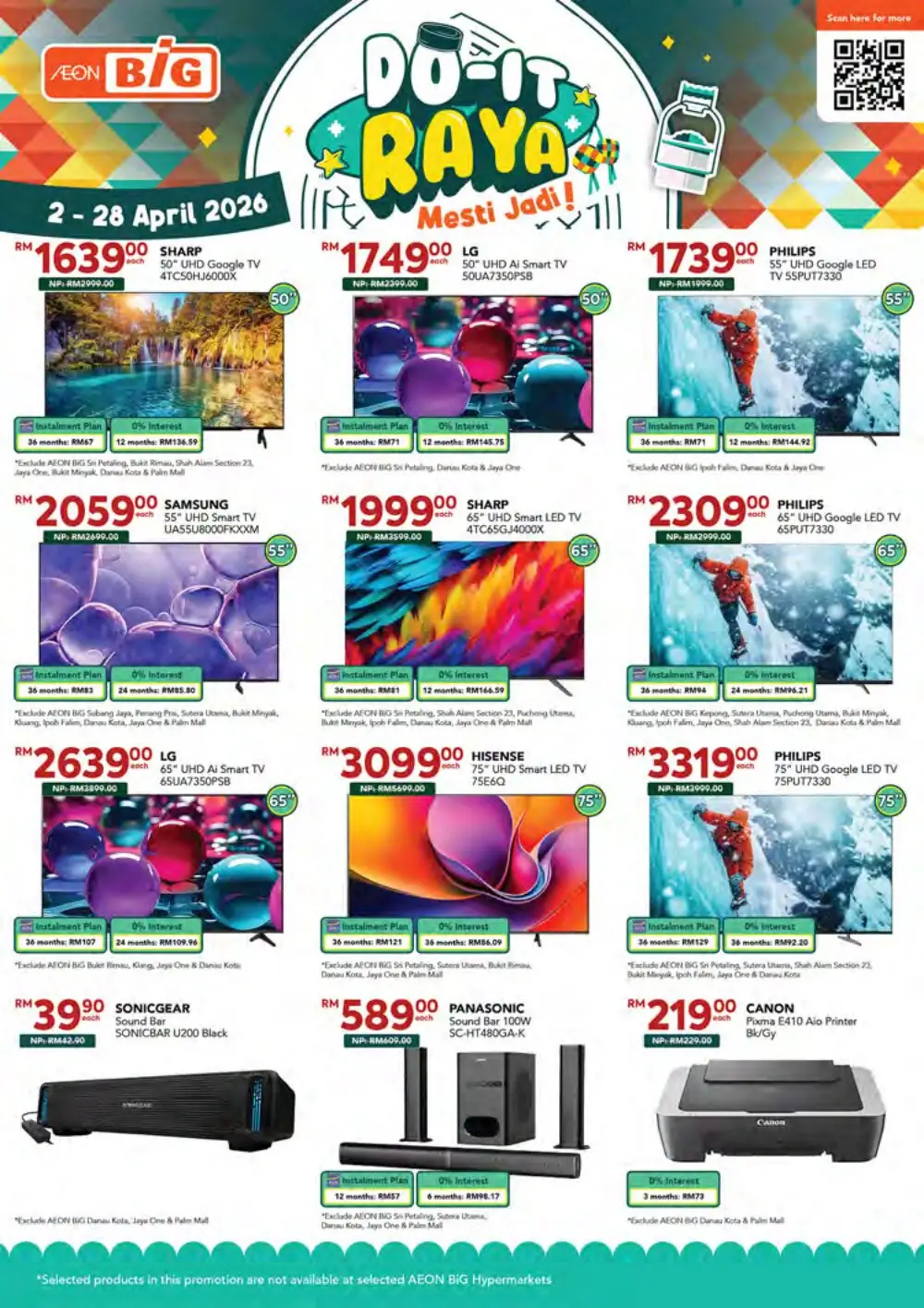 AEON BiG Malaysia Raya Deals | Ends 28 April page 39