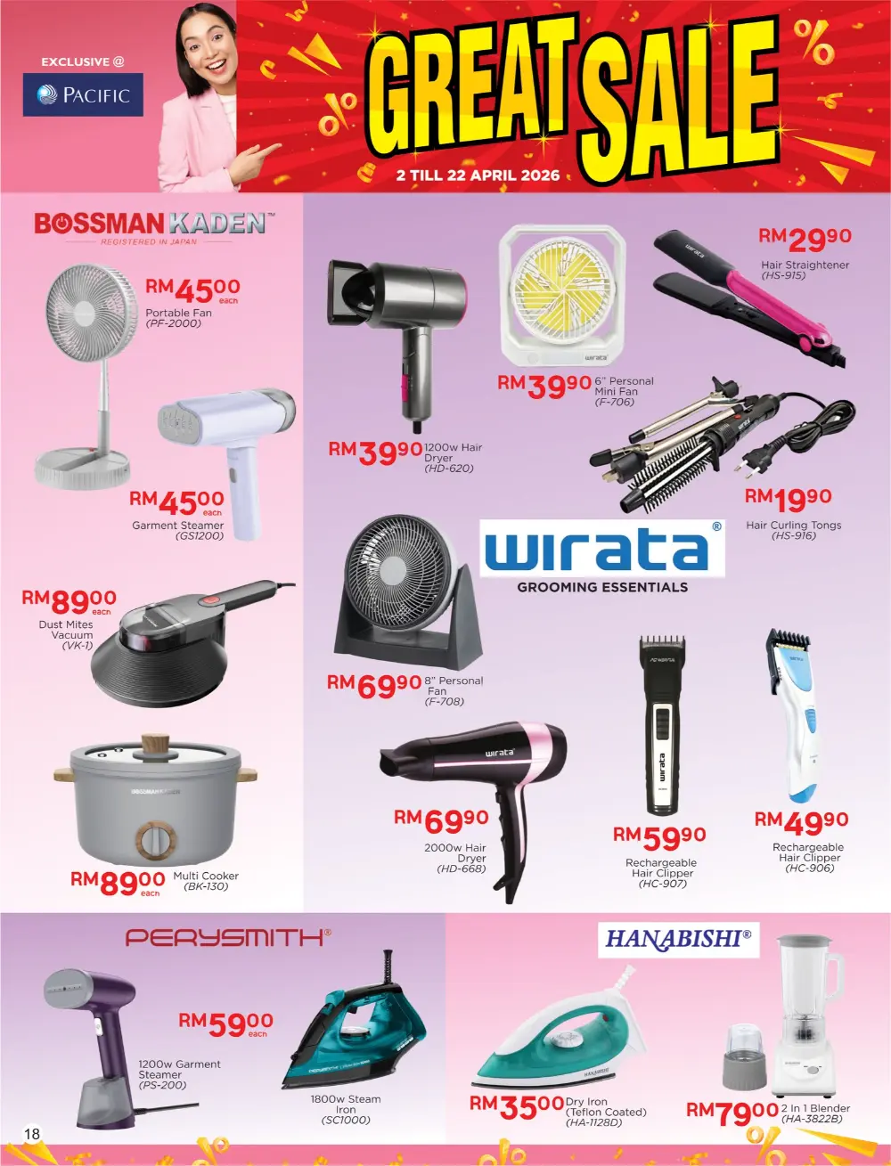 Pacific Malaysia Great Sale | Ends April 22 page 18