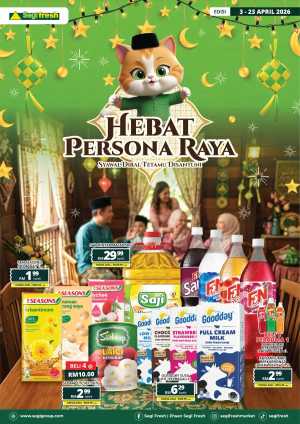 Segi Fresh Malaysia Hebat Persona Raya | Ends 23 Apr flyer cover