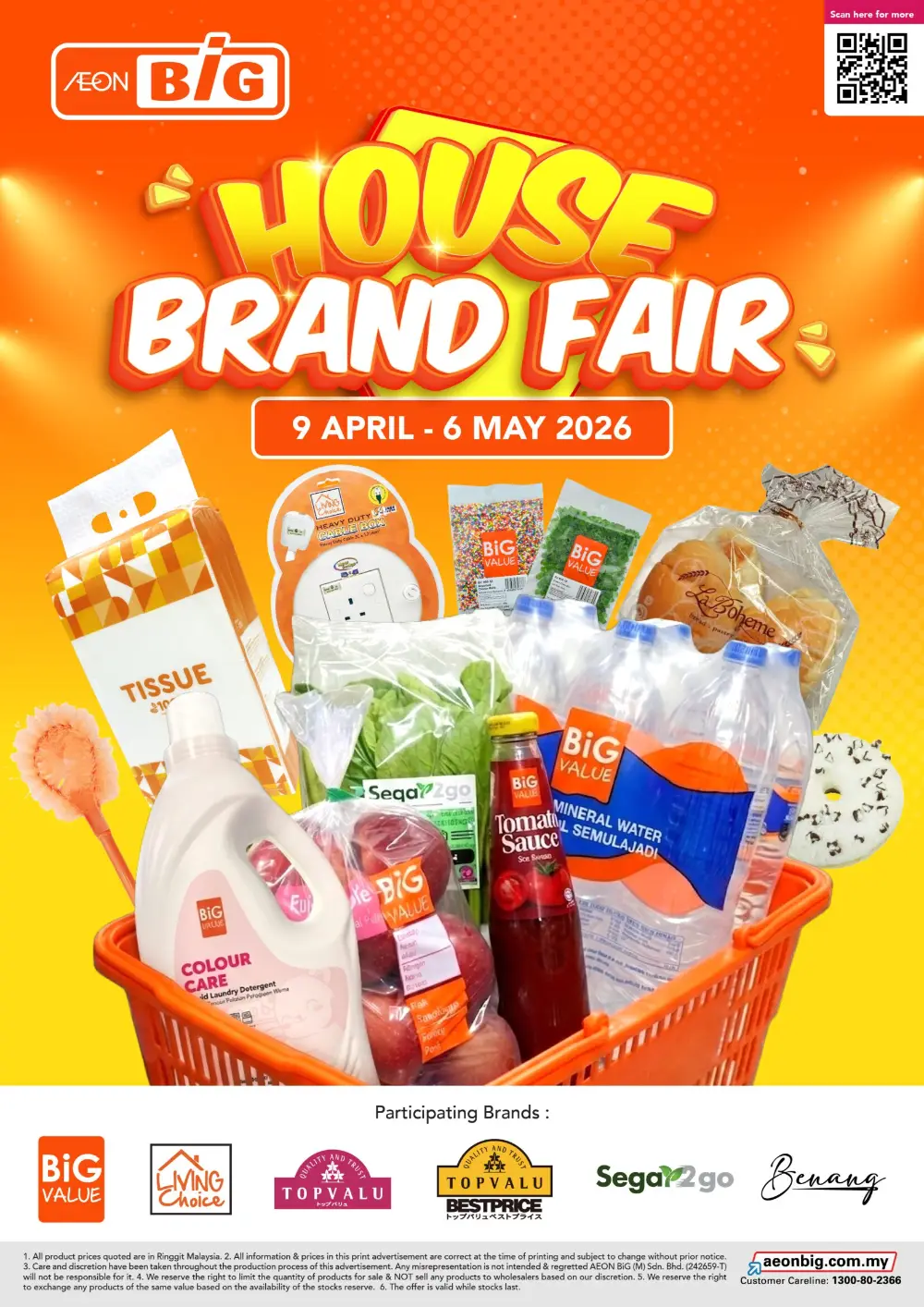 AEON BiG Malaysia House Brand Fair | Ends 06 May page 1