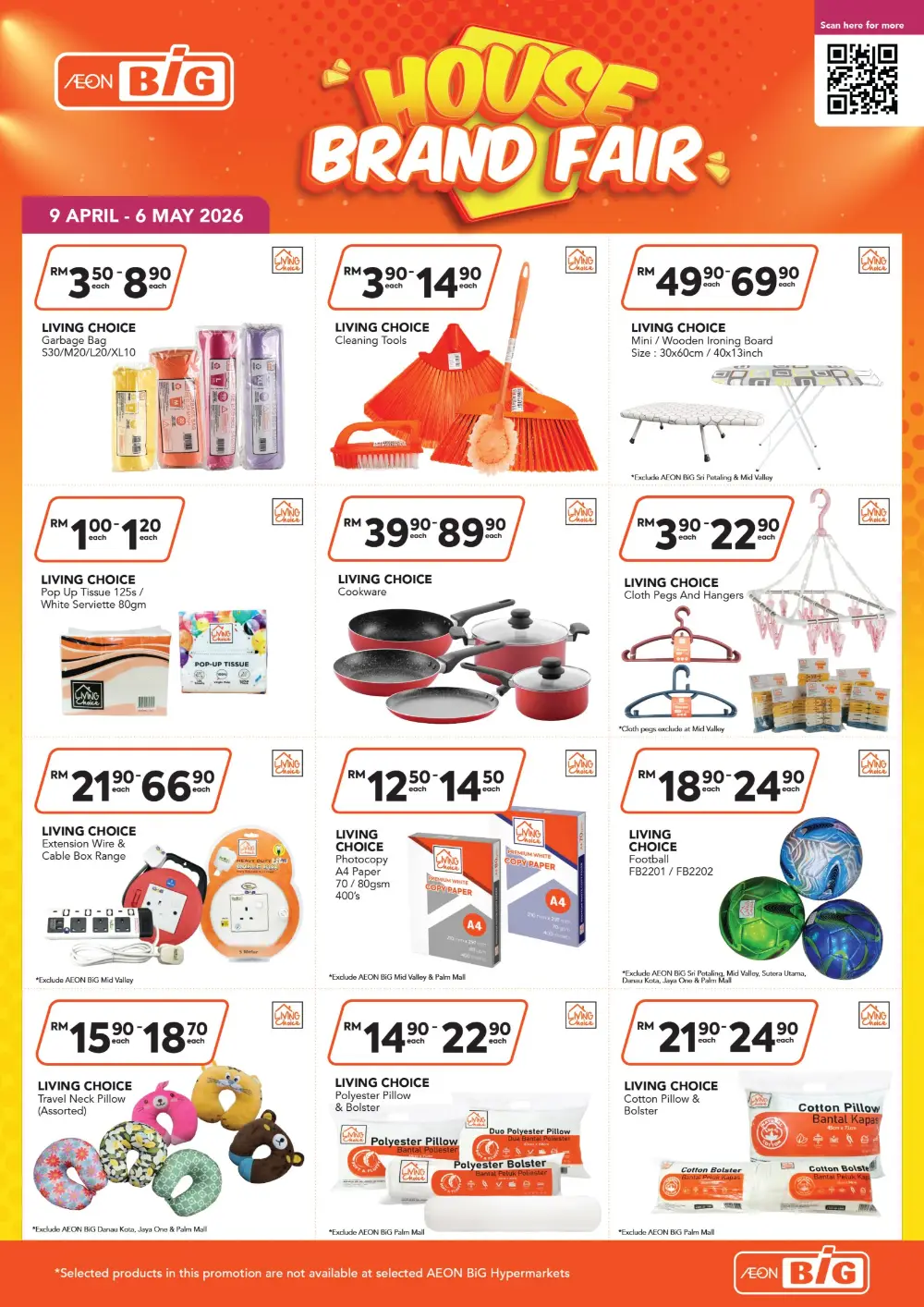 AEON BiG Malaysia House Brand Fair | Ends 06 May page 12
