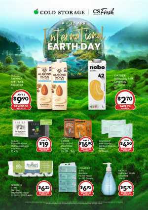 Cold Storage Singapore Earth Day Sale | Ends 22 Apr flyer cover