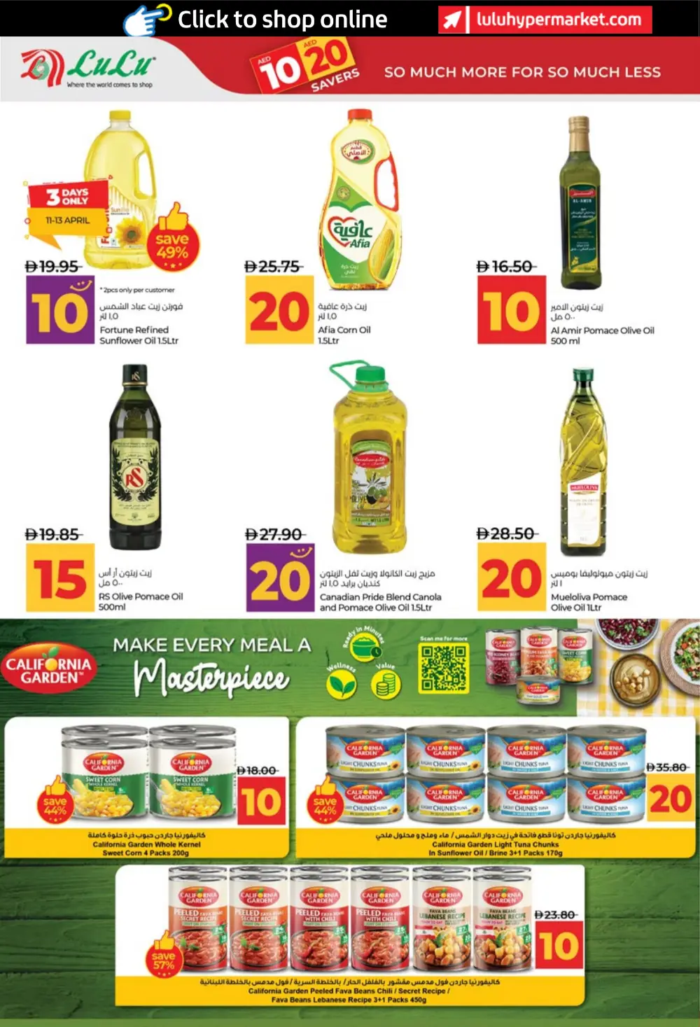 LuLu UAE 10 & 20 AED Savers: Abu Dhabi & Al Ain Deals page 6