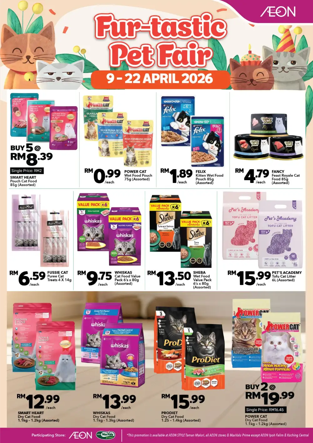 AEON Malaysia Fur-tastic Pet Fair Deals page 1