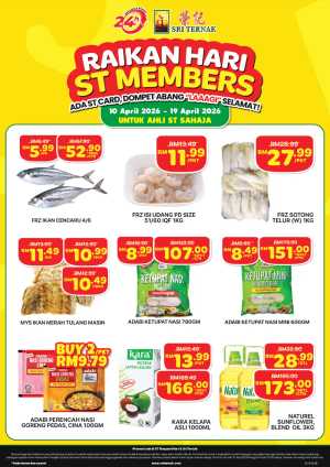 Sri Ternak ST Member Day - Exclusive Grocery Deals & Discounts flyer cover