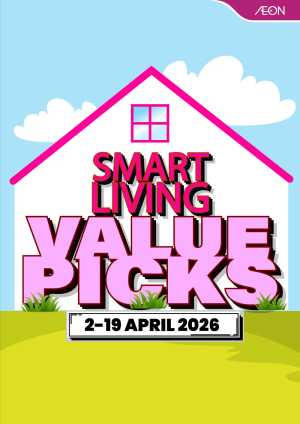 AEON Smart Living Value Picks | Ends 19 Apr flyer cover