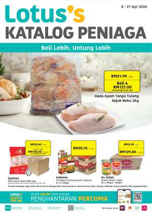 Lotus's Malaysia Wholesale: Beli Lebih Untung Lebih Deals flyer cover