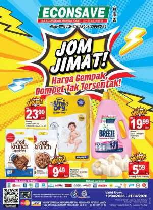 Econsave Miri & Bintulu Jom Jimat Deals | Best Grocery Offers flyer cover
