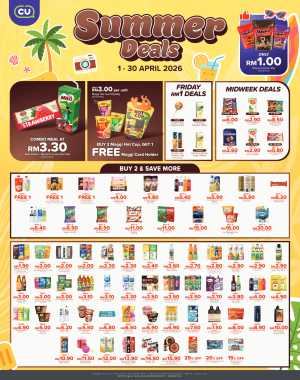 CU Malaysia Summer Deals | Ends April 30 flyer cover