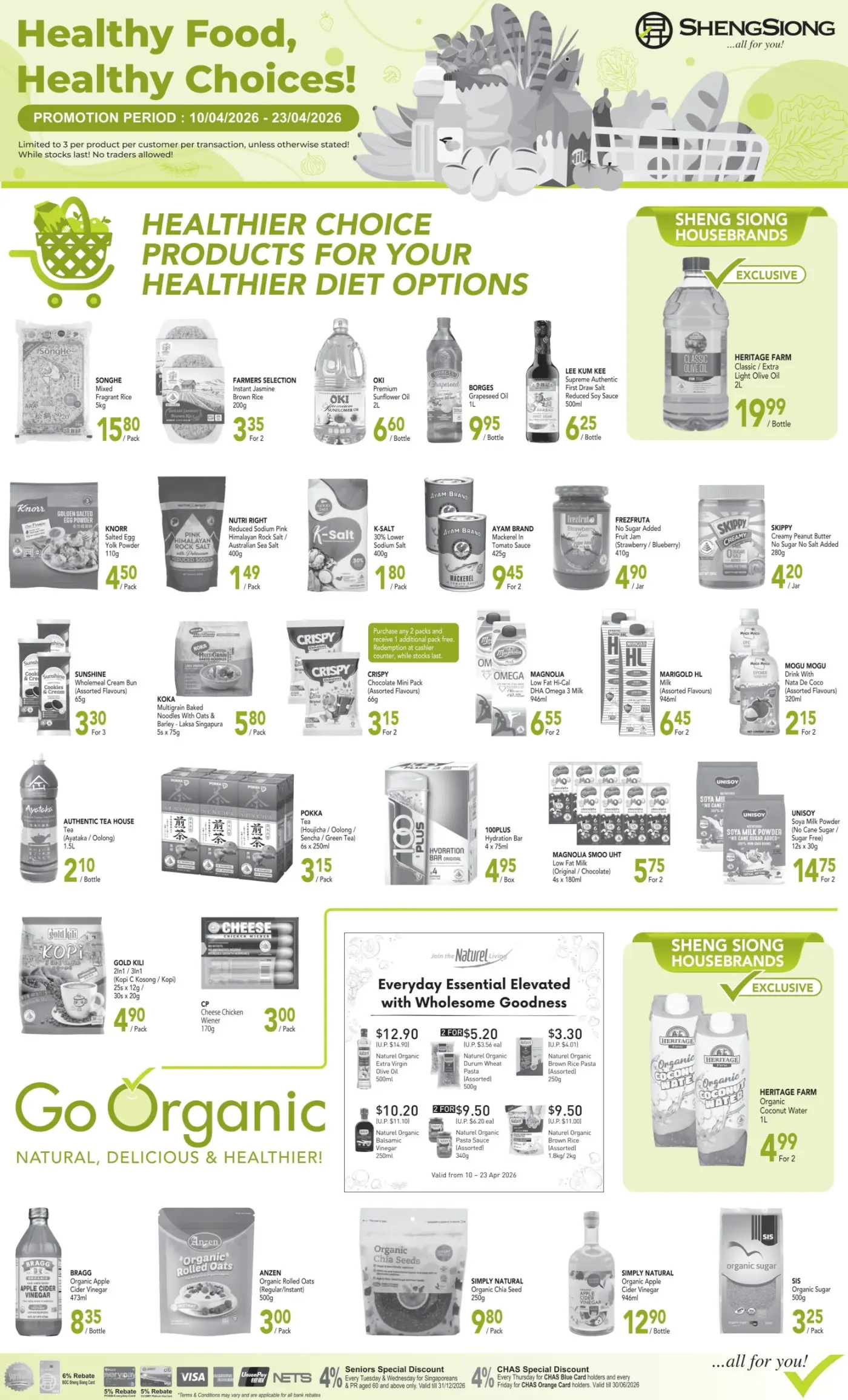 Sheng Siong Healthy Choice Offers | Ends April 23 page 1