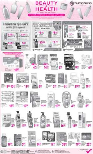 Sheng Siong Beauty & Health Offers | Ends April 23 flyer cover