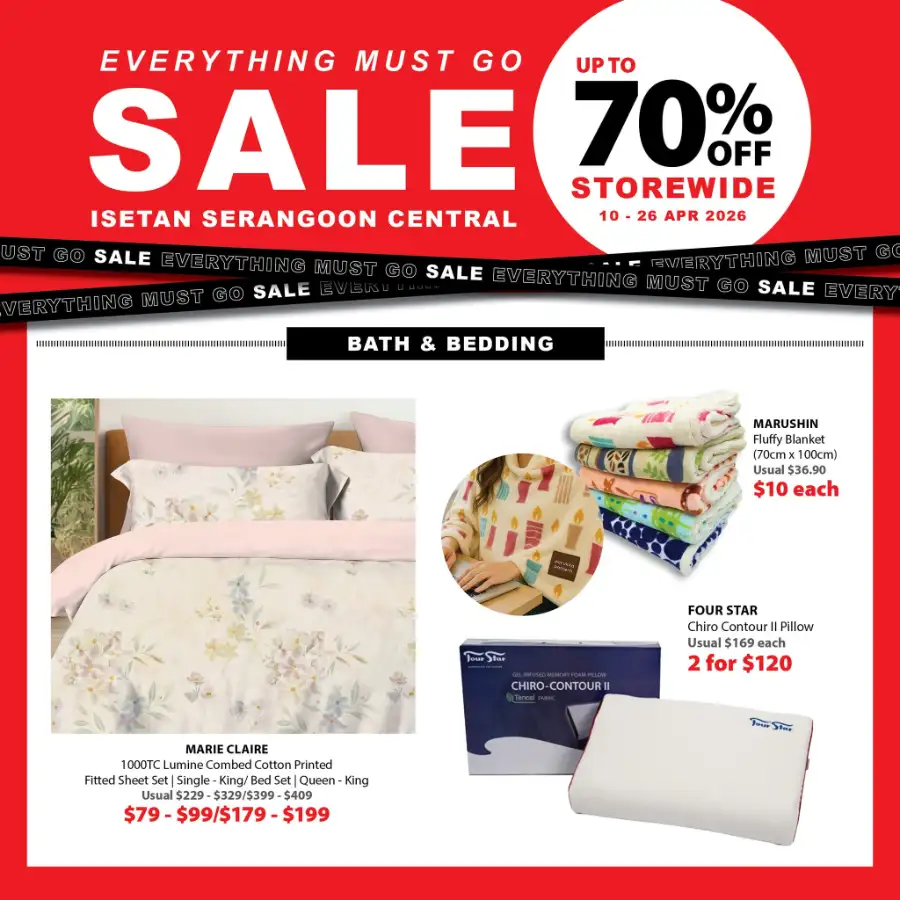 Isetan Serangoon Central: Everything Must Go Sale – Up to 70% Off page 6