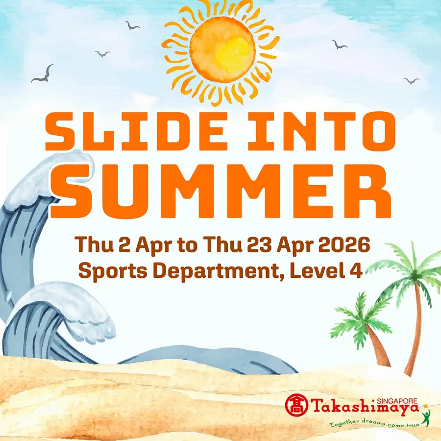 Takashimaya Singapore: Slide Into Summer | Sports Department Sale page 1