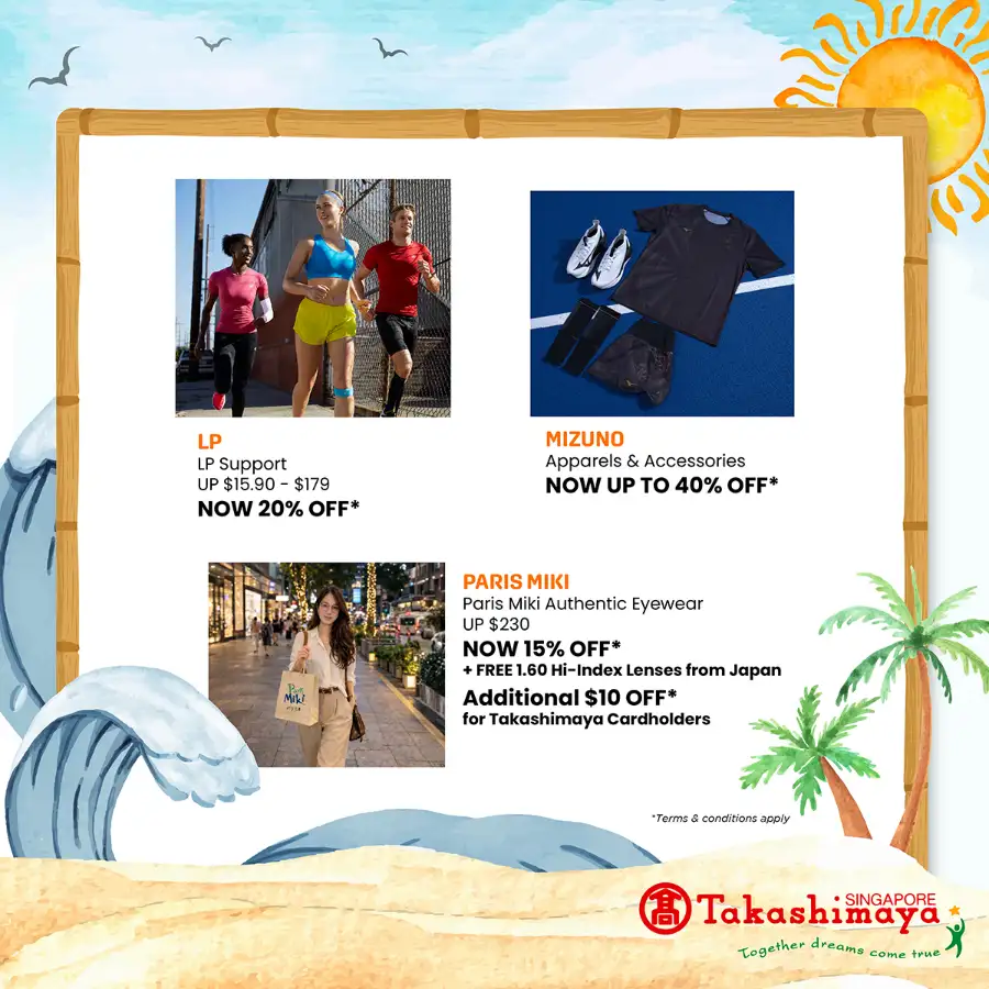 Takashimaya Singapore: Slide Into Summer | Sports Department Sale page 3