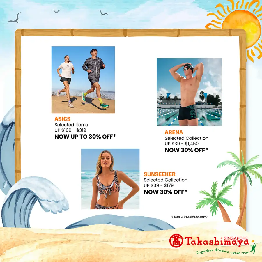 Takashimaya Singapore: Slide Into Summer | Sports Department Sale page 5