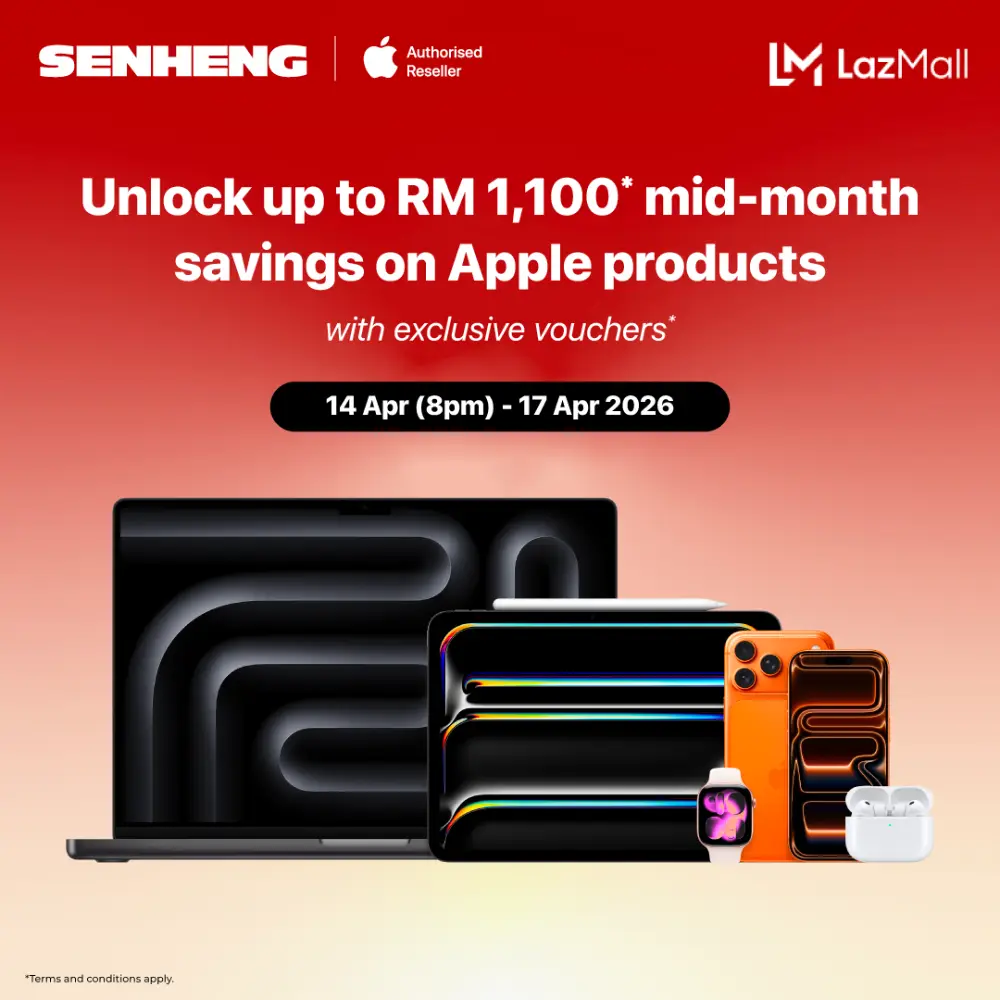 Senheng Malaysia: Apple Mid-Month Sale – Up to RM1,100 Off page 1