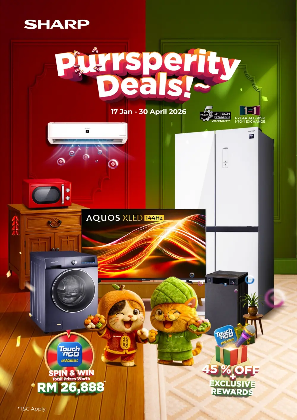 Sharp Malaysia HomePro Purrsperity Deals: Up to 45% Off page 1
