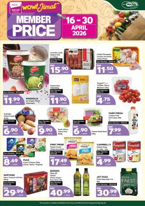 AEON MaxValu Prime Malaysia: Member Price Sale | April 16–30, 2026 flyer cover