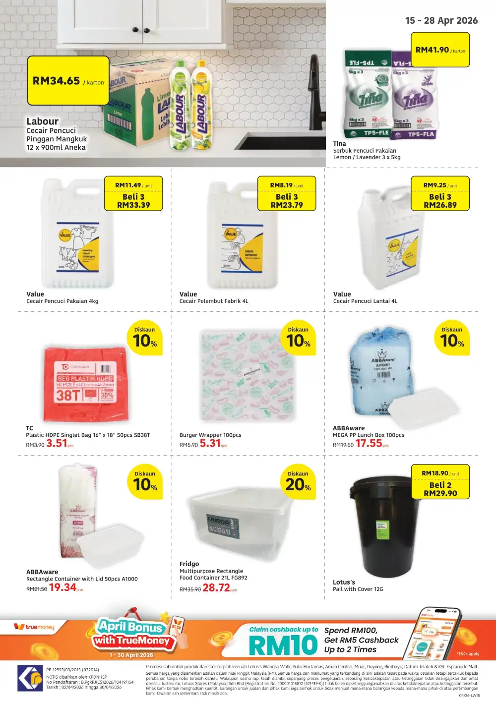 Lotus's Katalog Peniaga | Bulk Deals Ends 28 Apr | Beli Lebih Untung Lebih page 6