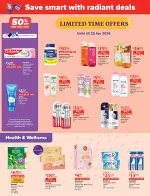 FairPrice Singapore Radiant Deals & 50% Off | Ends Wednesday flyer cover
