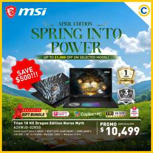 MSI Courts Singapore Spring Into Power Sale flyer cover