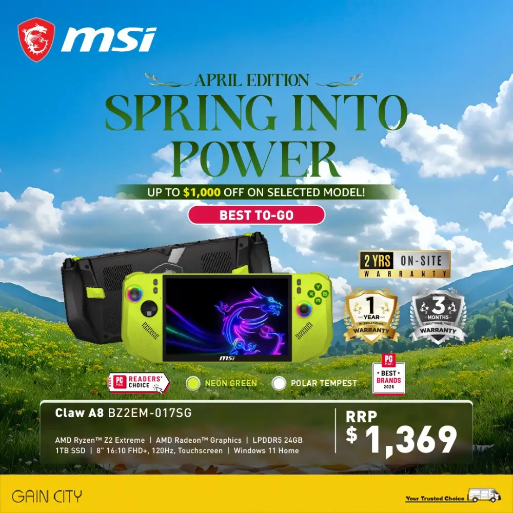 MSI Gain City Singapore – Spring Into Power Sale page 8