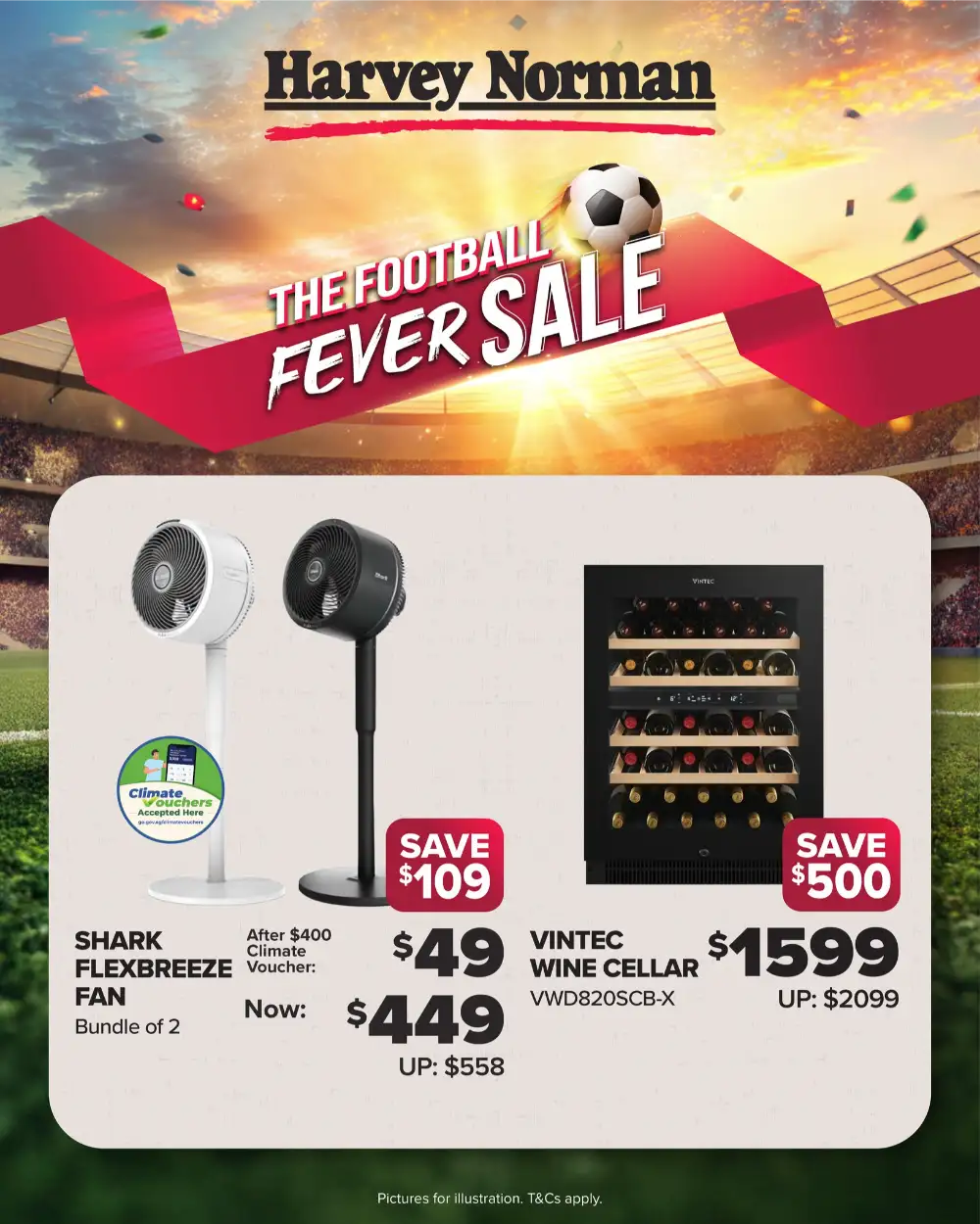 Harvey Norman Singapore Football Fever Sale: TV Deals & Cashback page 4