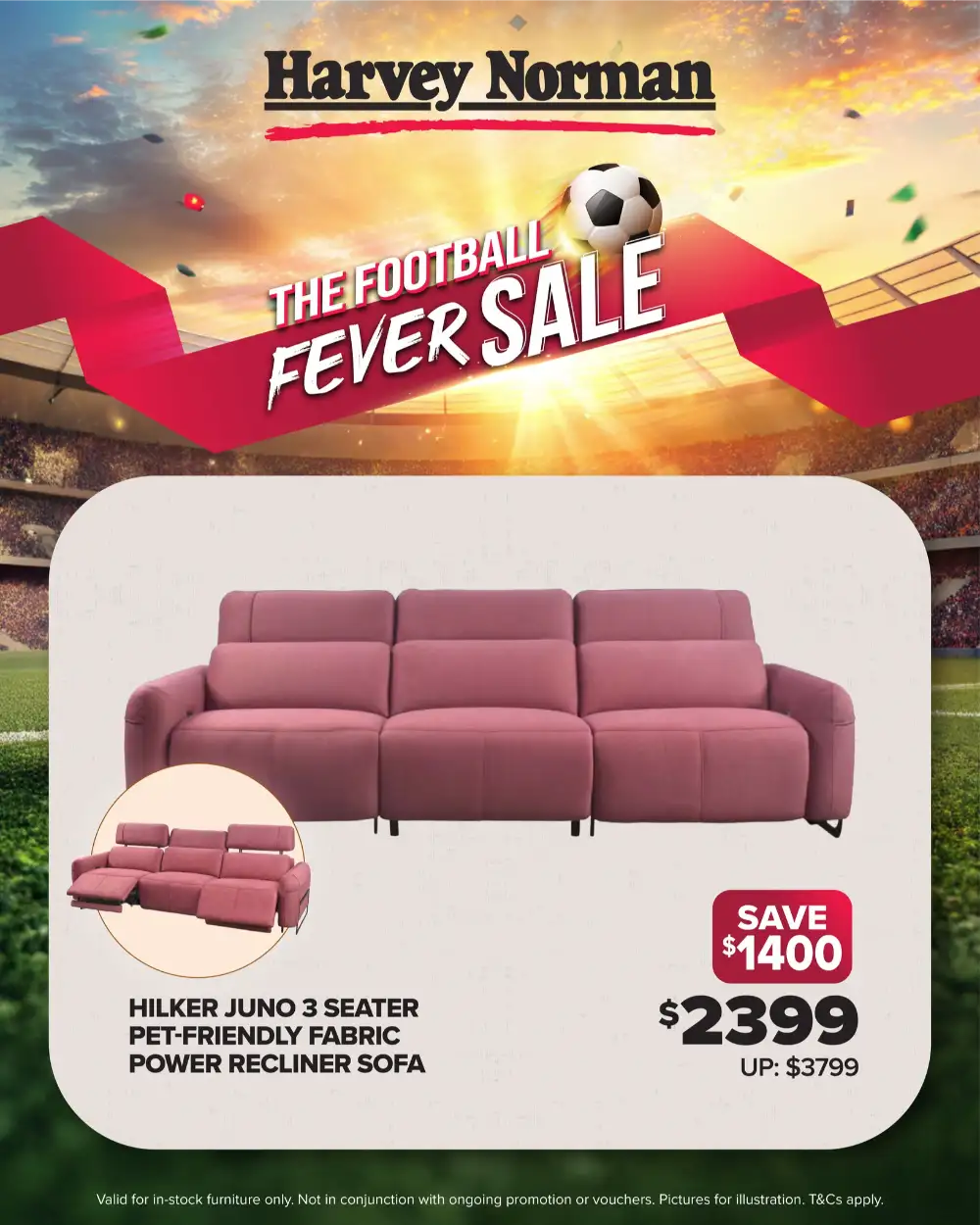 Harvey Norman Singapore Football Fever Sale: TV Deals & Cashback page 7