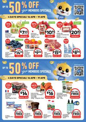 Cold Storage Singapore yuu Members Special: Up to 50% OFF 4-Day Sale flyer cover