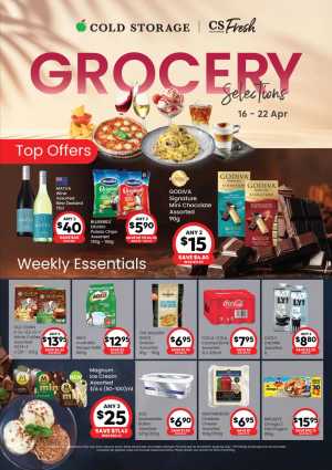 Cold Storage Singapore Grocery Selections: Buy 1 Free 1 Matua Wine & More flyer cover