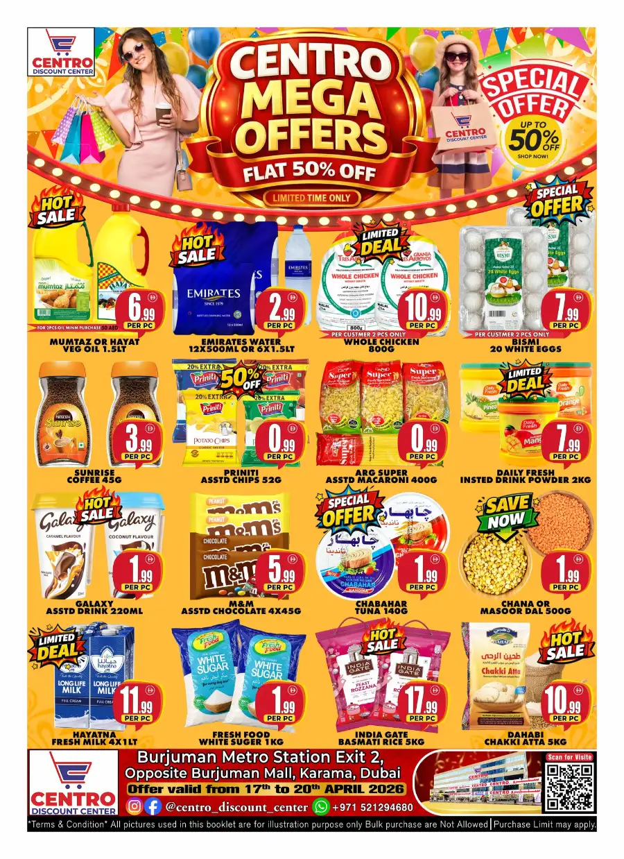 Centro Discount Center Dubai: Mega Offers & Discounts April 17–20, 2026 page 1
