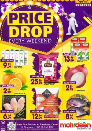 Mohideen Supermarket Rashidiya, Dubai | Weekend Price Drop Offers flyer cover